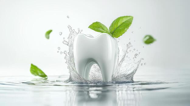 fresh-clean-white-tooth-with-water-splash-dental-care-concept-photo